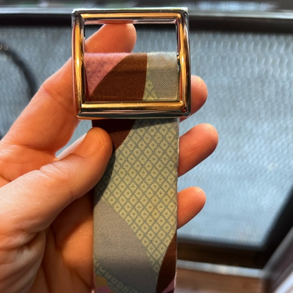 Belt- purple & blue fabric belt, AS Designs, fits small, 4/6 - Picture 8 of 16